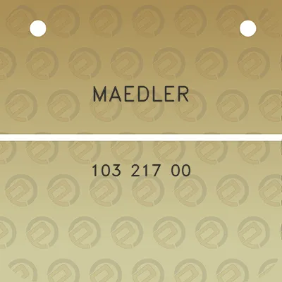 maedler-103-217-00