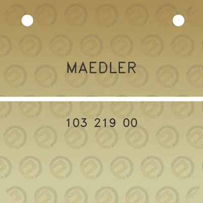 maedler-103-219-00