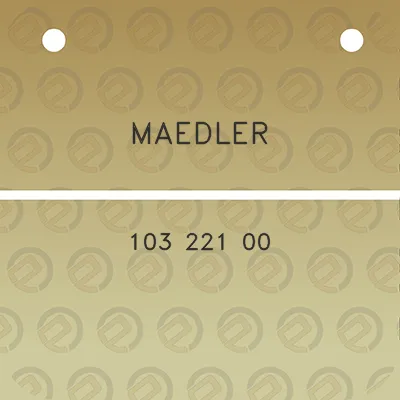 maedler-103-221-00