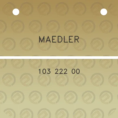 maedler-103-222-00