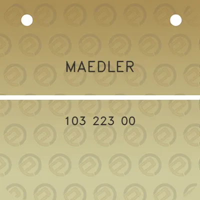 maedler-103-223-00