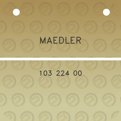 maedler-103-224-00