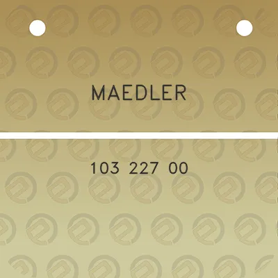 maedler-103-227-00