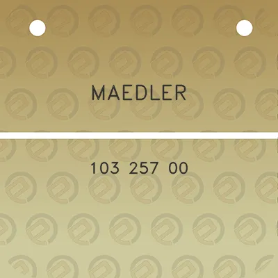 maedler-103-257-00