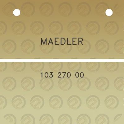 maedler-103-270-00