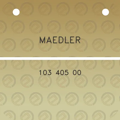 maedler-103-405-00