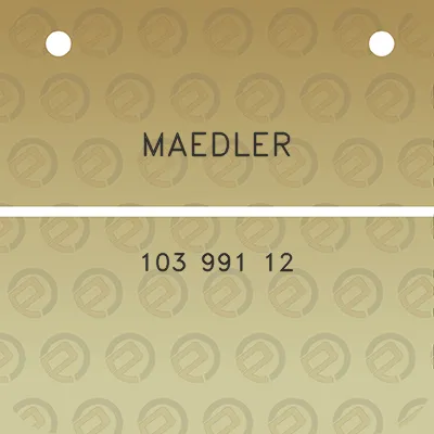 maedler-103-991-12