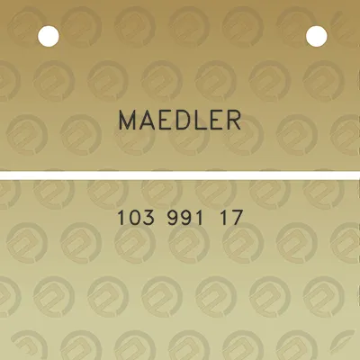 maedler-103-991-17