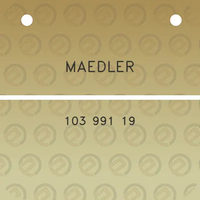 maedler-103-991-19