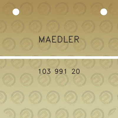 maedler-103-991-20