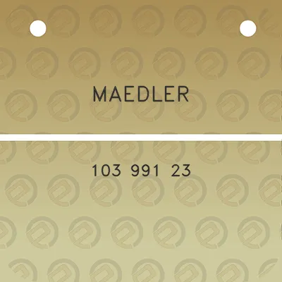 maedler-103-991-23