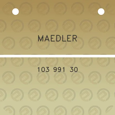 maedler-103-991-30