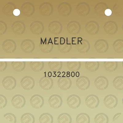 maedler-10322800