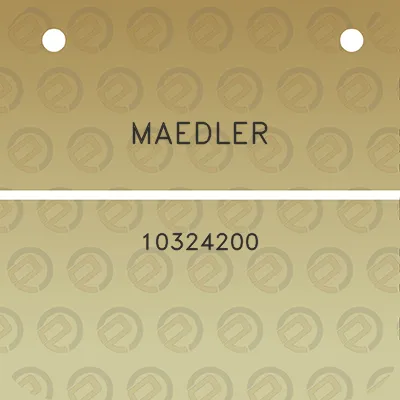 maedler-10324200