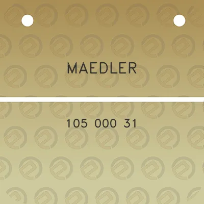 maedler-105-000-31