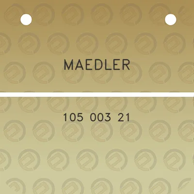 maedler-105-003-21