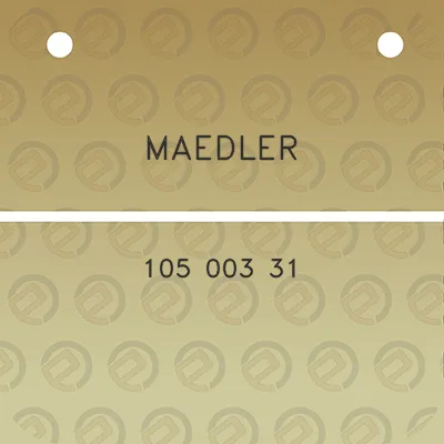 maedler-105-003-31