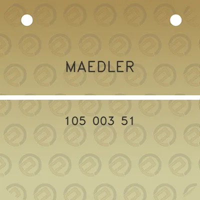 maedler-105-003-51