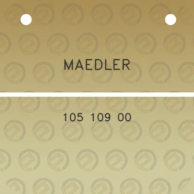 maedler-105-109-00