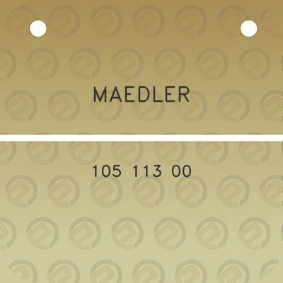 maedler-105-113-00