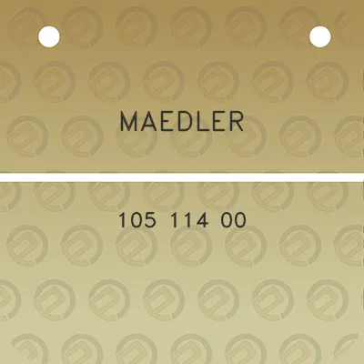 maedler-105-114-00