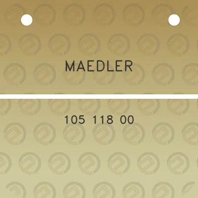 maedler-105-118-00