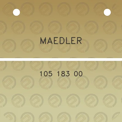 maedler-105-183-00