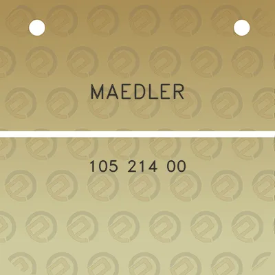 maedler-105-214-00