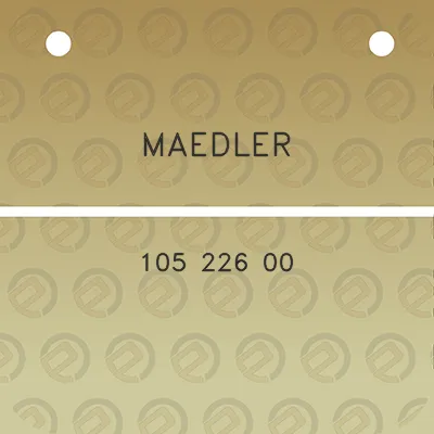 maedler-105-226-00