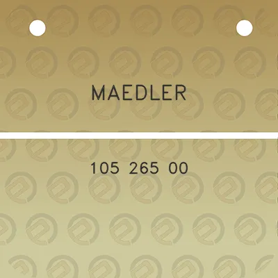 maedler-105-265-00