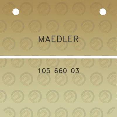 maedler-105-660-03