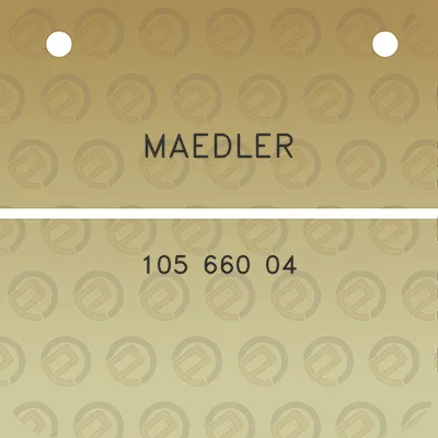 maedler-105-660-04