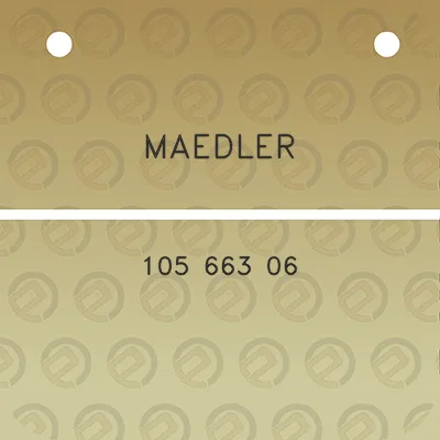 maedler-105-663-06