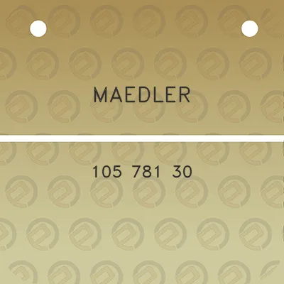 maedler-105-781-30