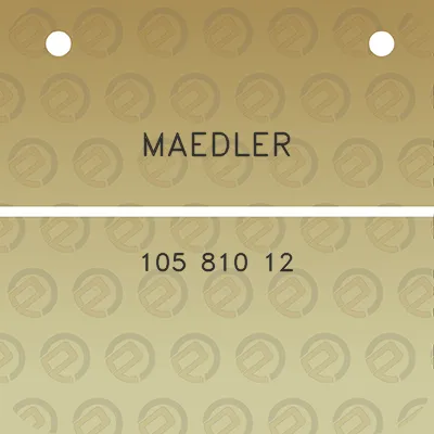 maedler-105-810-12