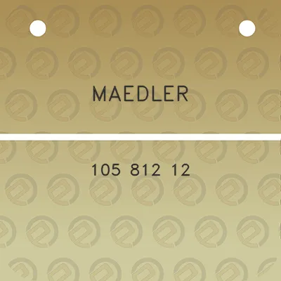 maedler-105-812-12