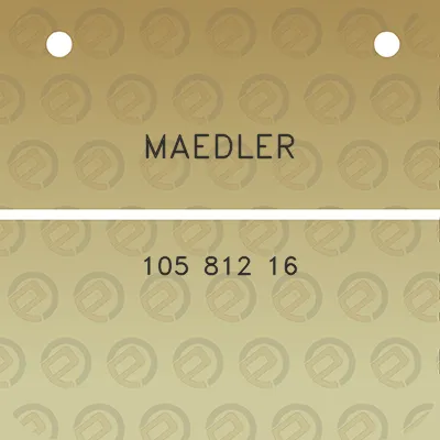 maedler-105-812-16