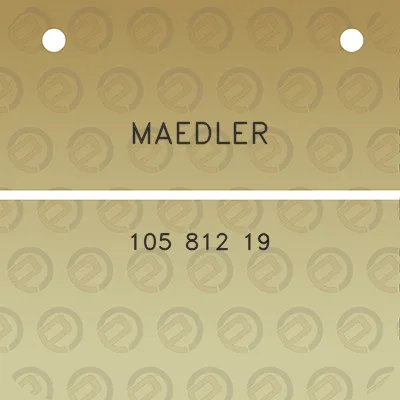 maedler-105-812-19