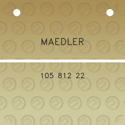 maedler-105-812-22