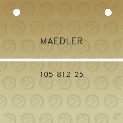 maedler-105-812-25