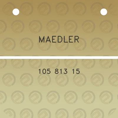 maedler-105-813-15