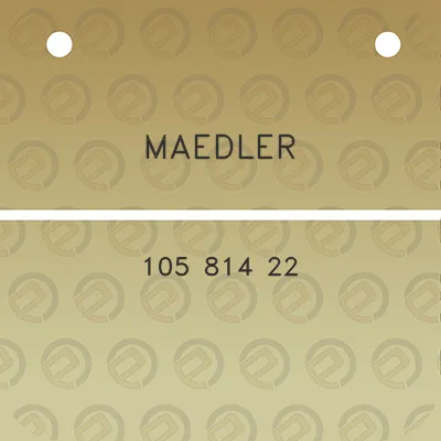 maedler-105-814-22