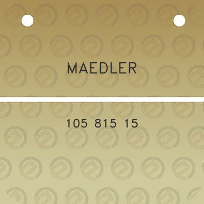 maedler-105-815-15