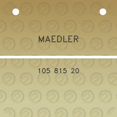 maedler-105-815-20