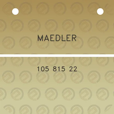 maedler-105-815-22