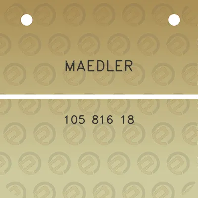 maedler-105-816-18