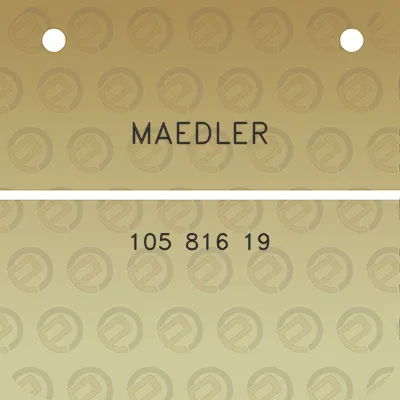 maedler-105-816-19