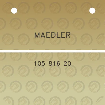 maedler-105-816-20