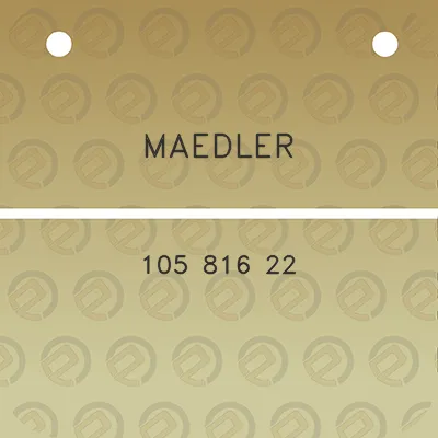 maedler-105-816-22