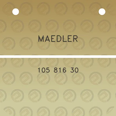 maedler-105-816-30